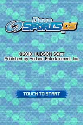 Deca Sports DS (USA) (En,Fr,Es) screen shot title